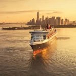 הספירה לאחור: Queen Mary 2 במרכז חגיגות העצמאות בניו יורק