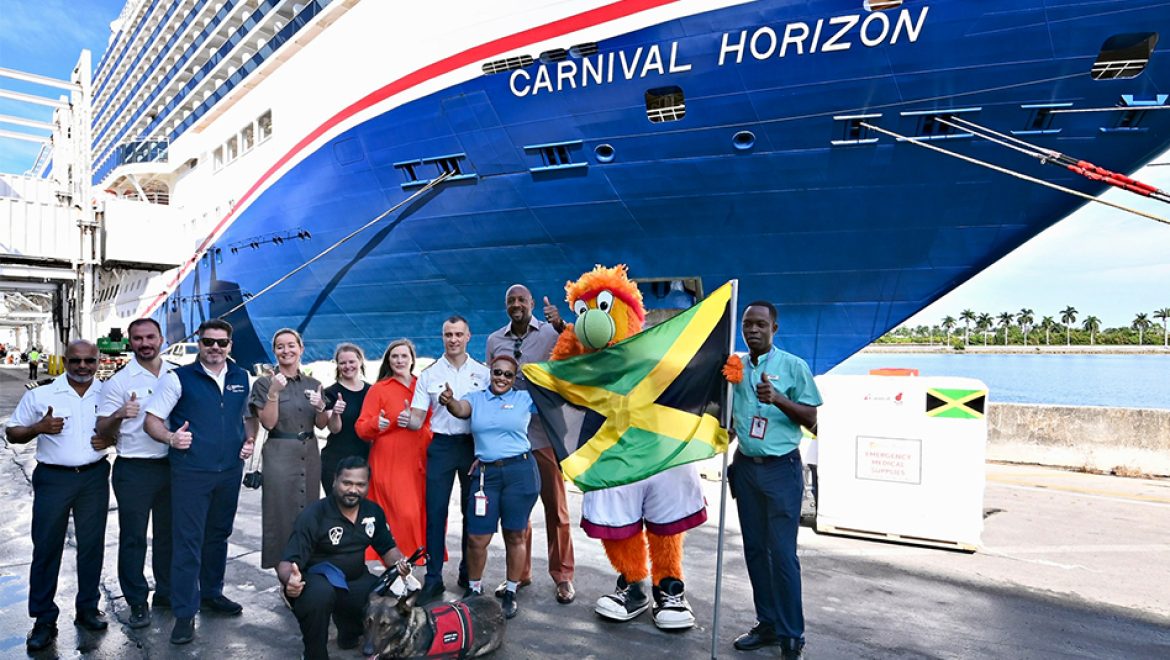 Carnival Horizon הפליגה לג׳מייקה עם משלוח סיוע הומניטרי נוסף