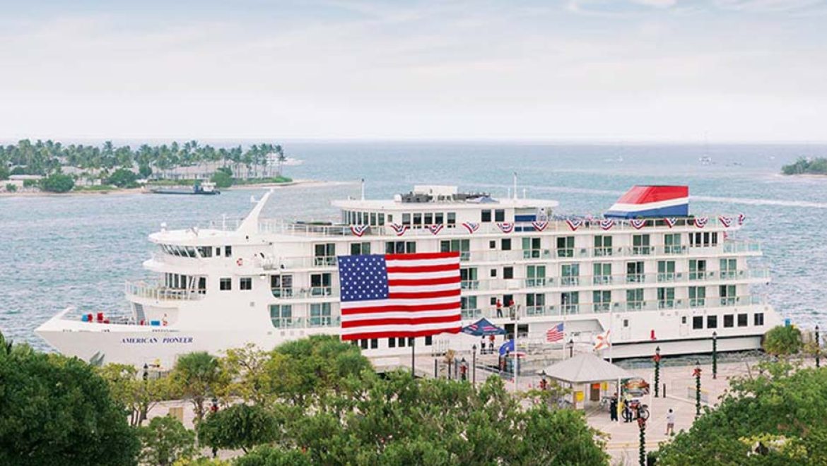 אמריקן קרוז ליין השיקה את American Pioneer בקי ווסט