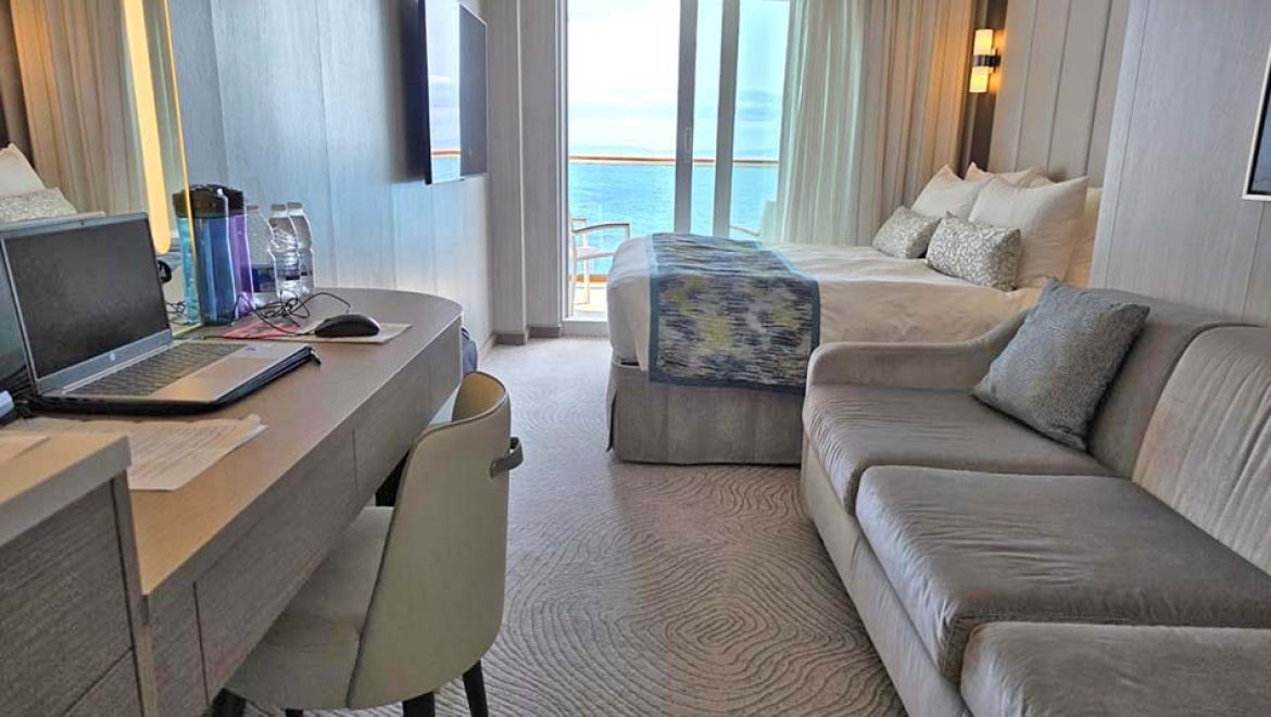 Sun Princess - חדר מסוג Deluxe Balcony. צילום עוזי בכר Sun Princess: כשהחדר הופך לבית, החופשה מתחילה אחרת