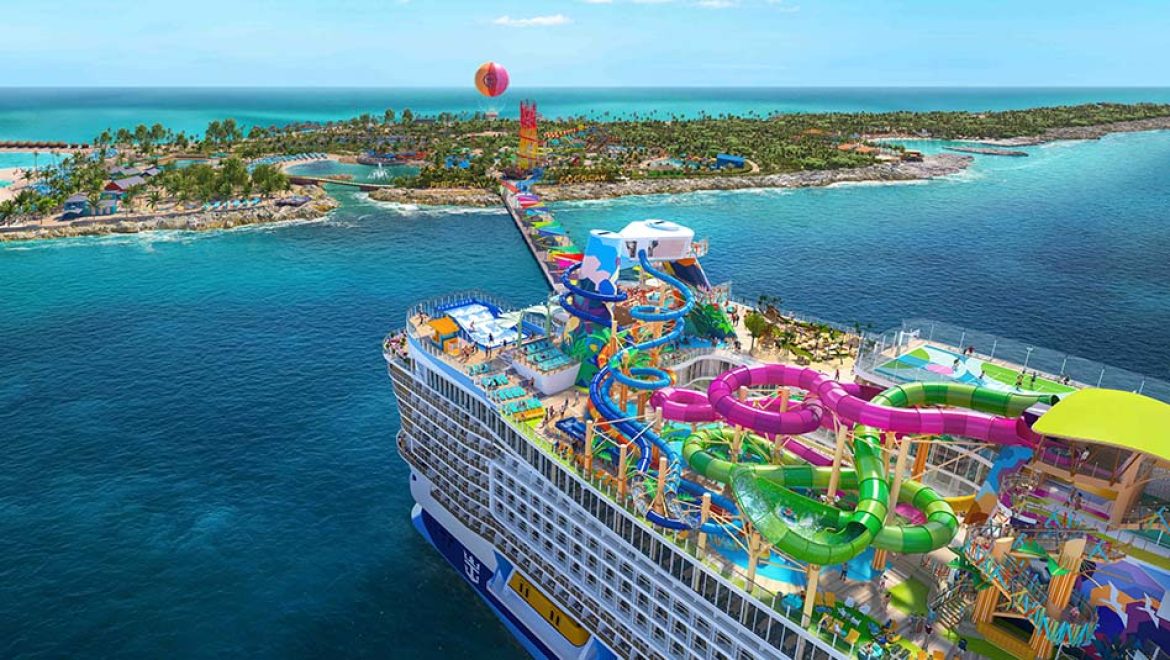 Star of the Seas תבקר ב-Perfect Day at CocoCay . הדמיה רויאל רויאל קריביאן מפתיעה: הפלגת היכרות נוספת ל-Star of the Seas