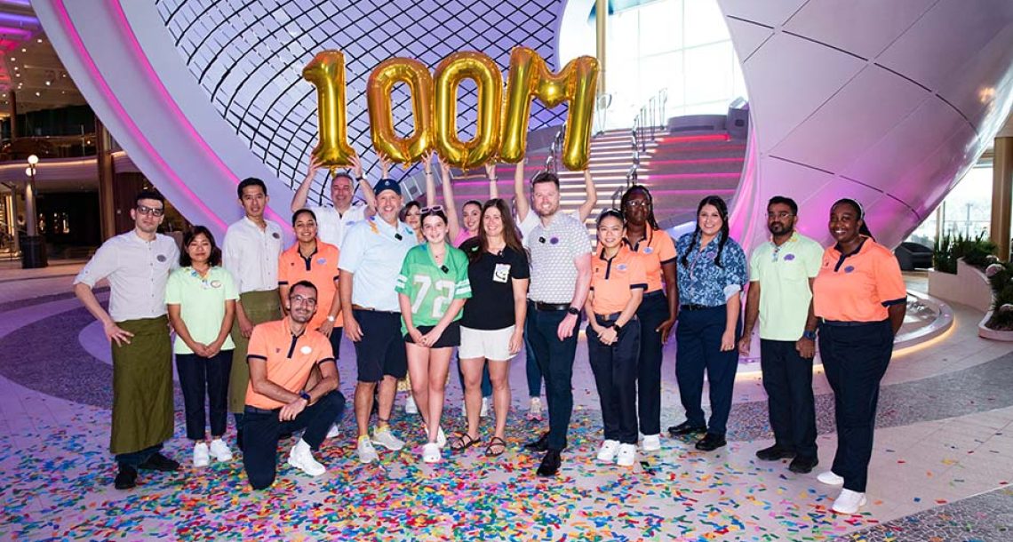 רויאל קריביאן חוגגת רגע היסטורי: 100 מיליון אורחים בסיפון