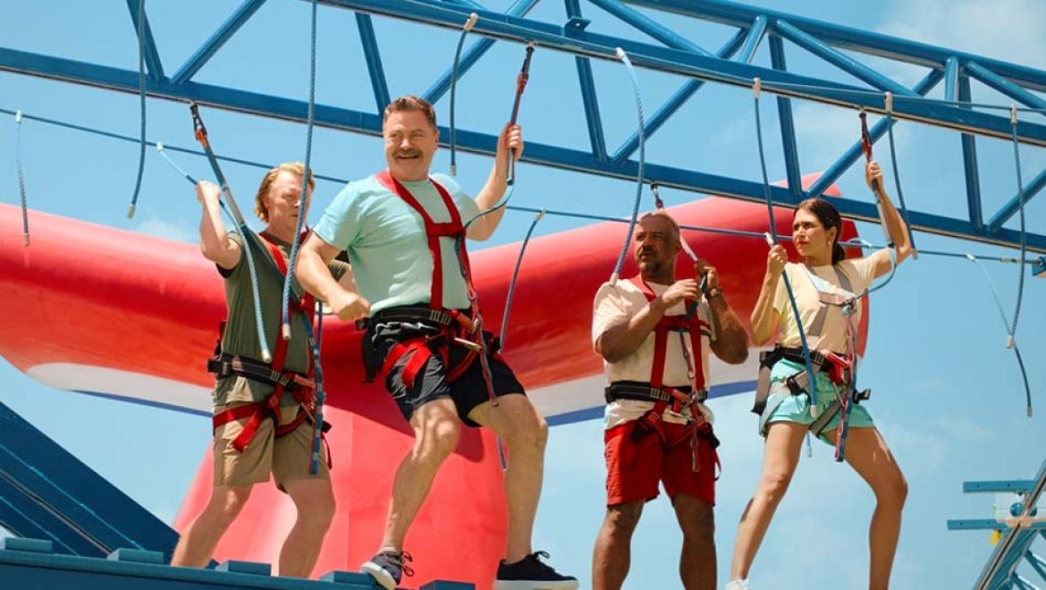 ניק אופרמן בקמפיין של קרניבל קרוז ליין: “מצא את הכיף שלך שוב”